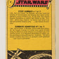 Star Wars 1977 Trading Card #61 Mark Hamill In Control Room FR-ENG OPC L019232