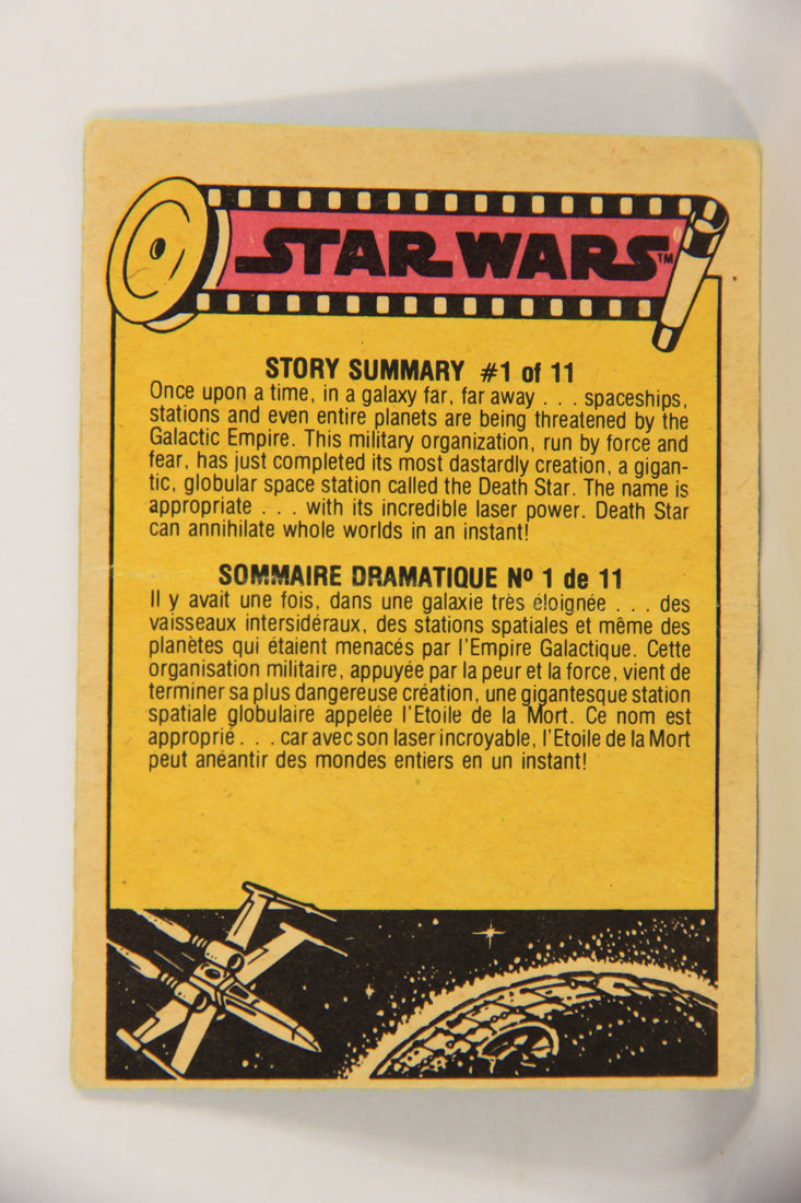 Star Wars 1977 Trading Card #65 Carrie Fisher And Mark Hamill FR-ENG OPC L019235
