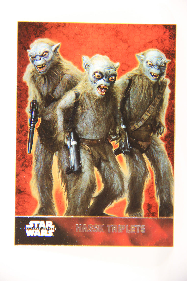 Star Wars The Force Awakens 2015 Trading Card #46 Hassk Triplets ENG Topps L019289