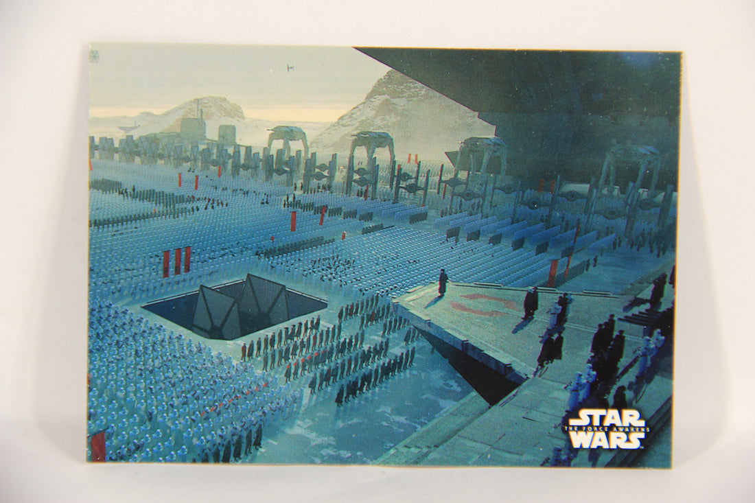 Star Wars The Force Awakens 2015 Card #4 Of 20 Starkiller Base ENG Concept Art L019300