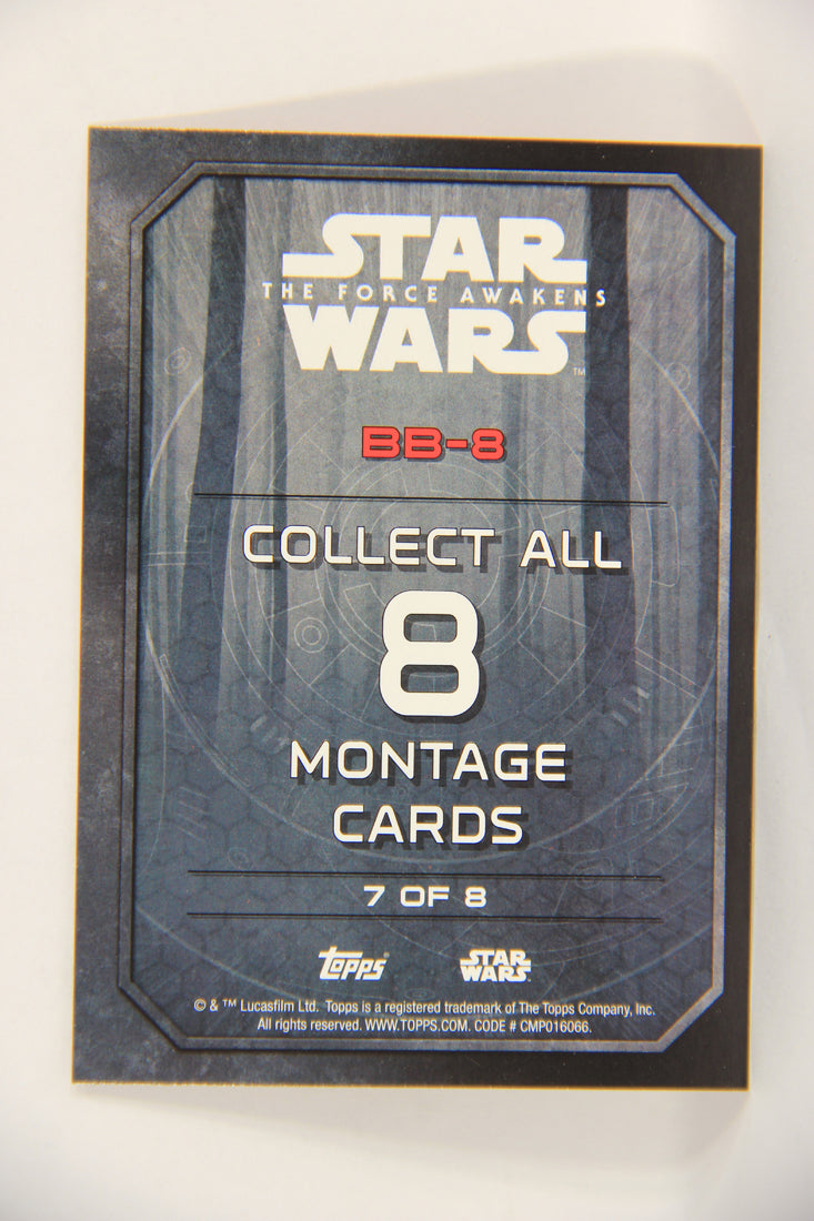 Star Wars The Force Awakens 2015 Trading Card #7 Of 8 BB-8 ENG Topps L019310