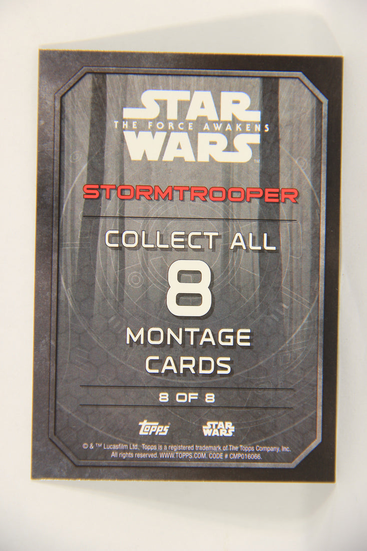 Star Wars The Force Awakens 2015 Trading Card #8 Of 8 Stormtrooper ENG L019311
