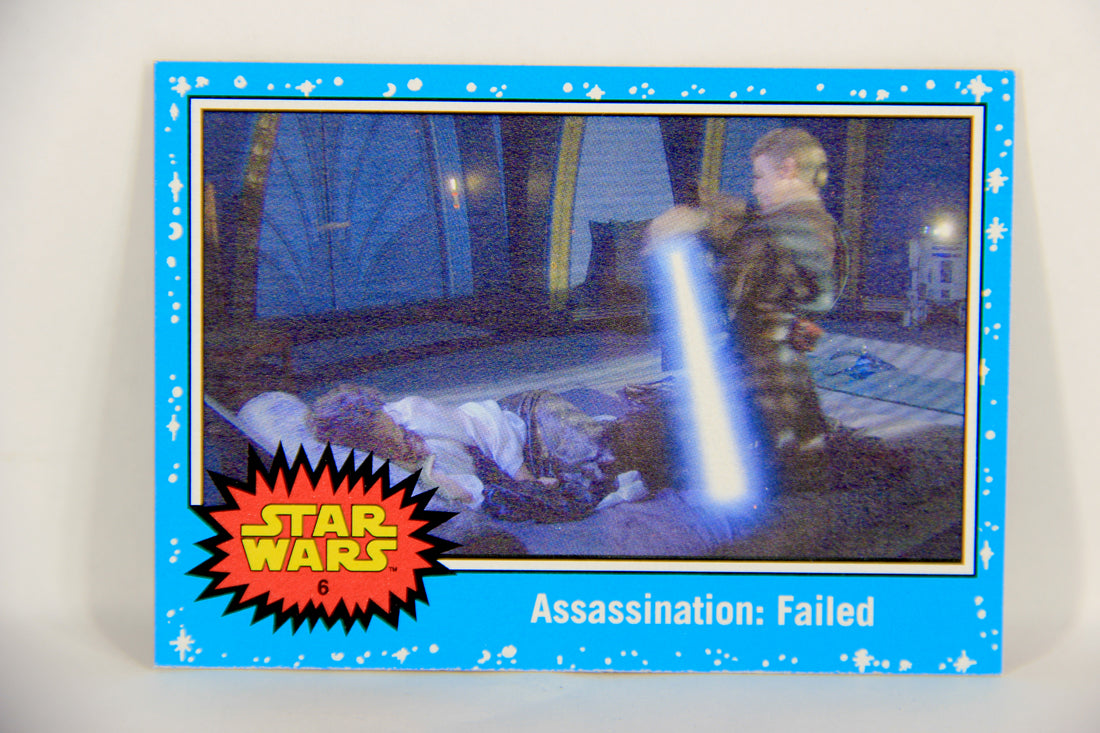 SW The Force Awakens Journey 2015 Card #6 Assassination Failed ENG Blue L019315