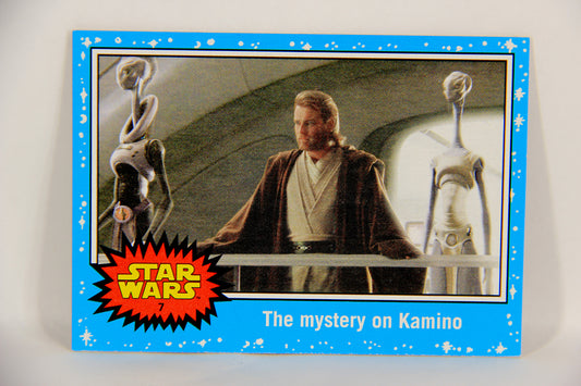 SW The Force Awakens Journey 2015 Card #7 The Mystery On Kamino ENG Blue L019316