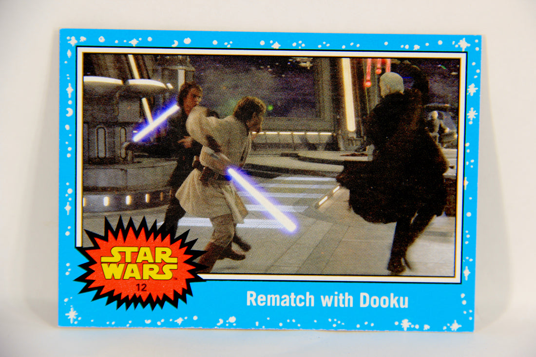 SW The Force Awakens Journey 2015 Trading Card #12 Rematch With Dooku ENG Blue L019318