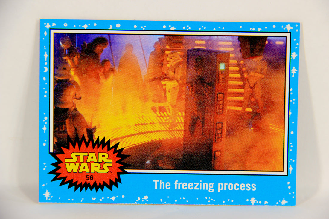 SW The Force Awakens Journey 2015 Card #56 The Freezing Process ENG Blue L019319