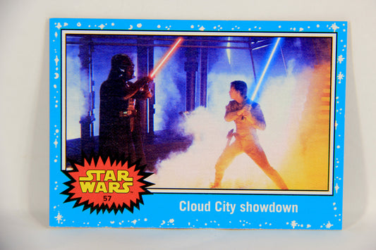 SW The Force Awakens Journey 2015 Card #57 Cloud City Showdown ENG Blue L019320