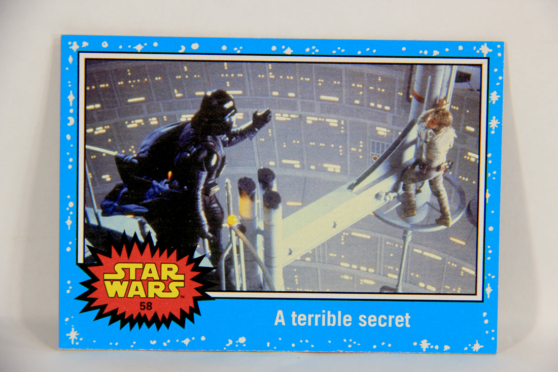 SW The Force Awakens Journey 2015 Card #58 A Terrible Secret ENG Blue L019321