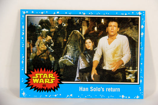 SW The Force Awakens Journey 2015 Card #65 Han Solo's Return ENG Blue L019322