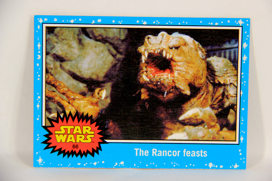 SW The Force Awakens Journey 2015 Card #66 The Rancor Feasts ENG Blue L019323