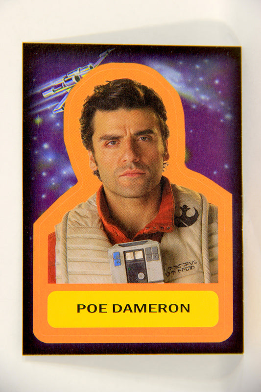 Star Wars The Force Awakens Journey 2015 Sticker Card #S-6 Poe Dameron Topps L019326