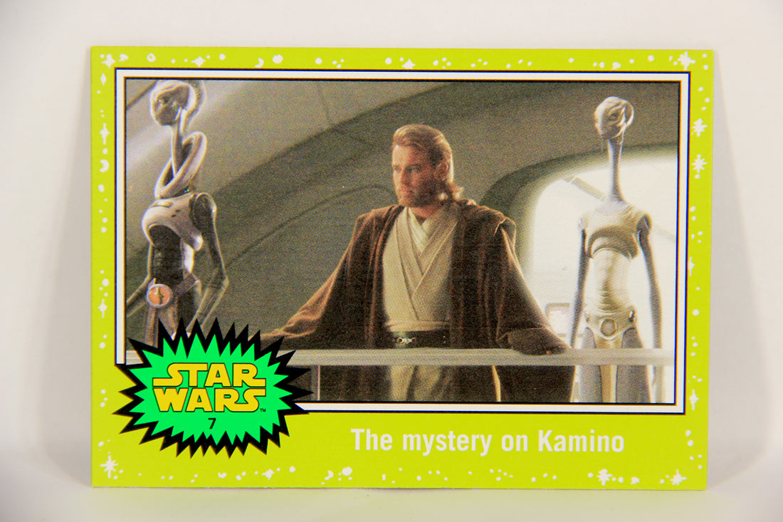 SW The Force Awakens Journey 2015 Card #7 The Mystery On Kamino ENG Green L019331