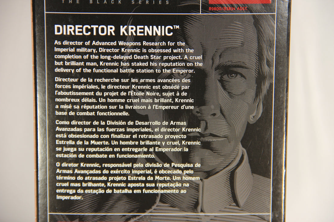 Star Wars Director Krennic Black Series 6 Inch Rogue One #27 Action Figure L019419