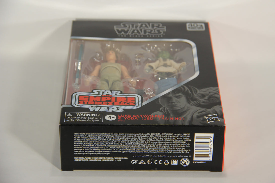 Star Wars Luke Skywalker & Yoda Jedi Training #D4 Black Series 6" 40th Anniv. L019425