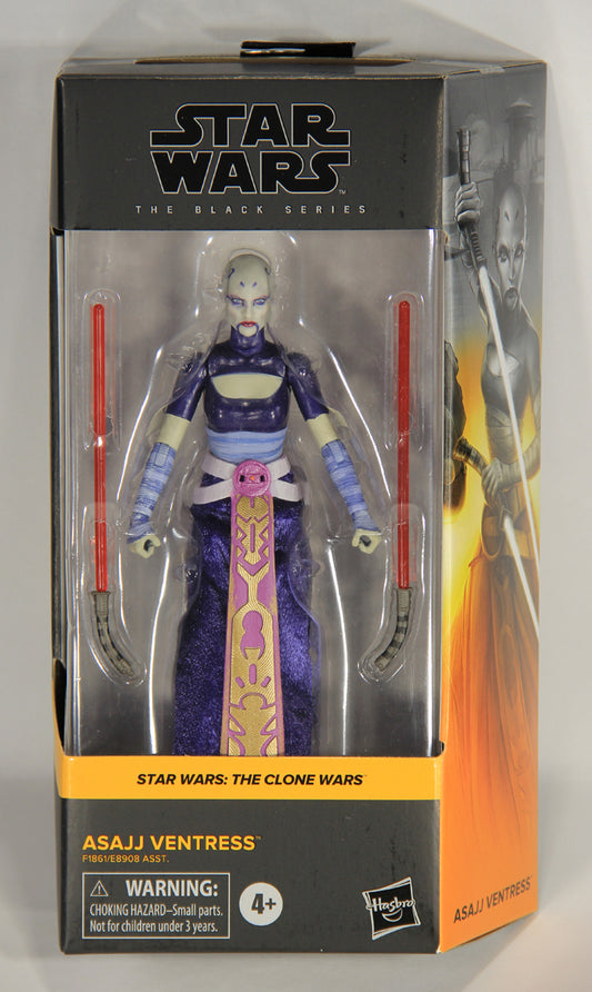 Star Wars Asajj Ventress #07 The Clone Wars Black Series Galaxy 6 Inch Figure L019427