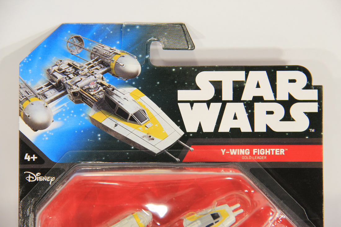 Star Wars Hot Wheels Die-Cast Flight Navigator #24 Y-Wing Fighter Gold Leader L019438