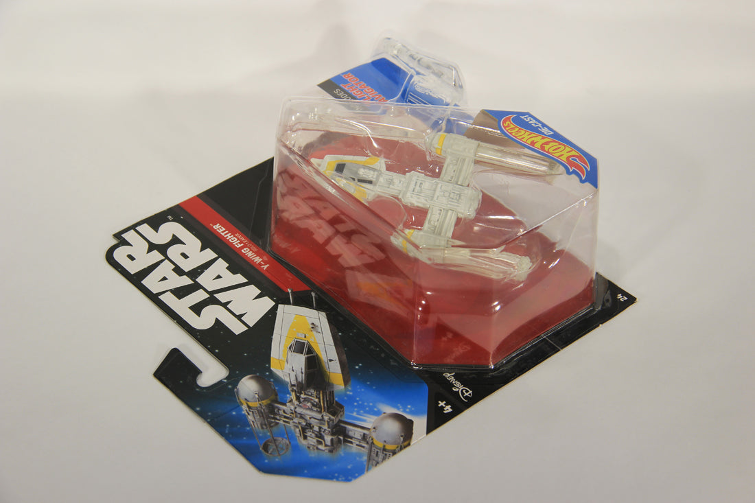 Star Wars Hot Wheels Die-Cast Flight Navigator #24 Y-Wing Fighter Gold Leader L019438