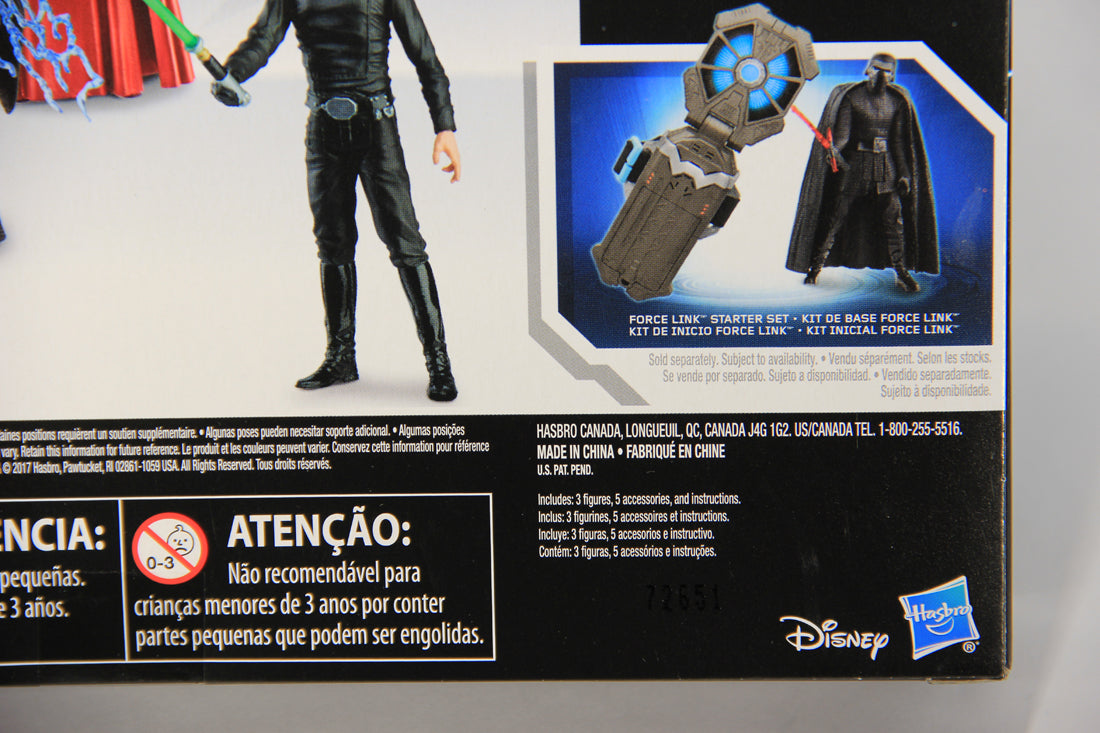 Star Wars Luke Emperor And Royal Guard The Last Jedi 3-Pack Action Figure L019452