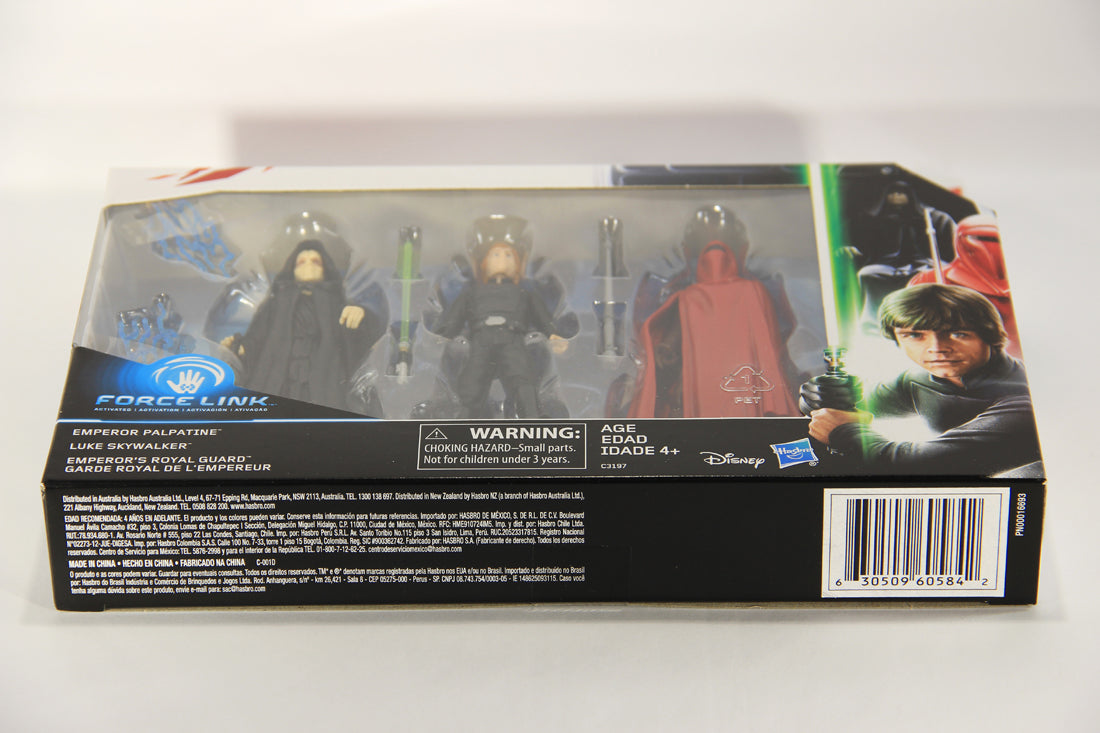 Star Wars Luke Emperor And Royal Guard The Last Jedi 3-Pack Action Figure L019452