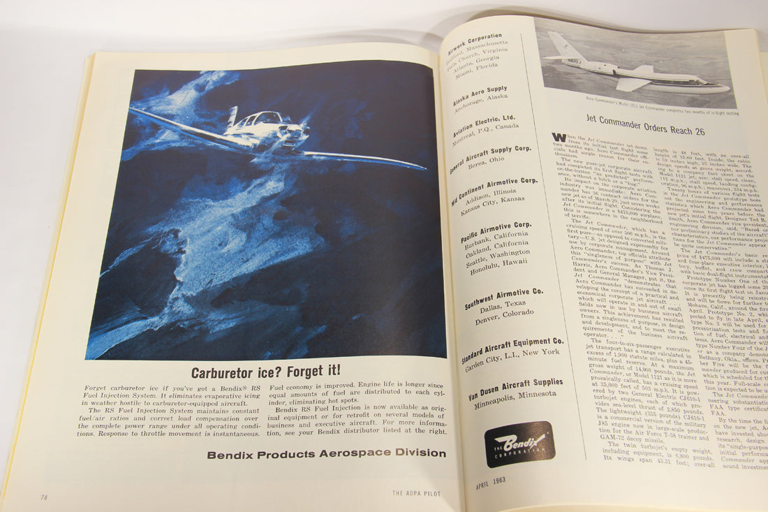 AOPA Pilot Magazine April 1963 Vol. 6 No. 5 ENG Vintage L019453