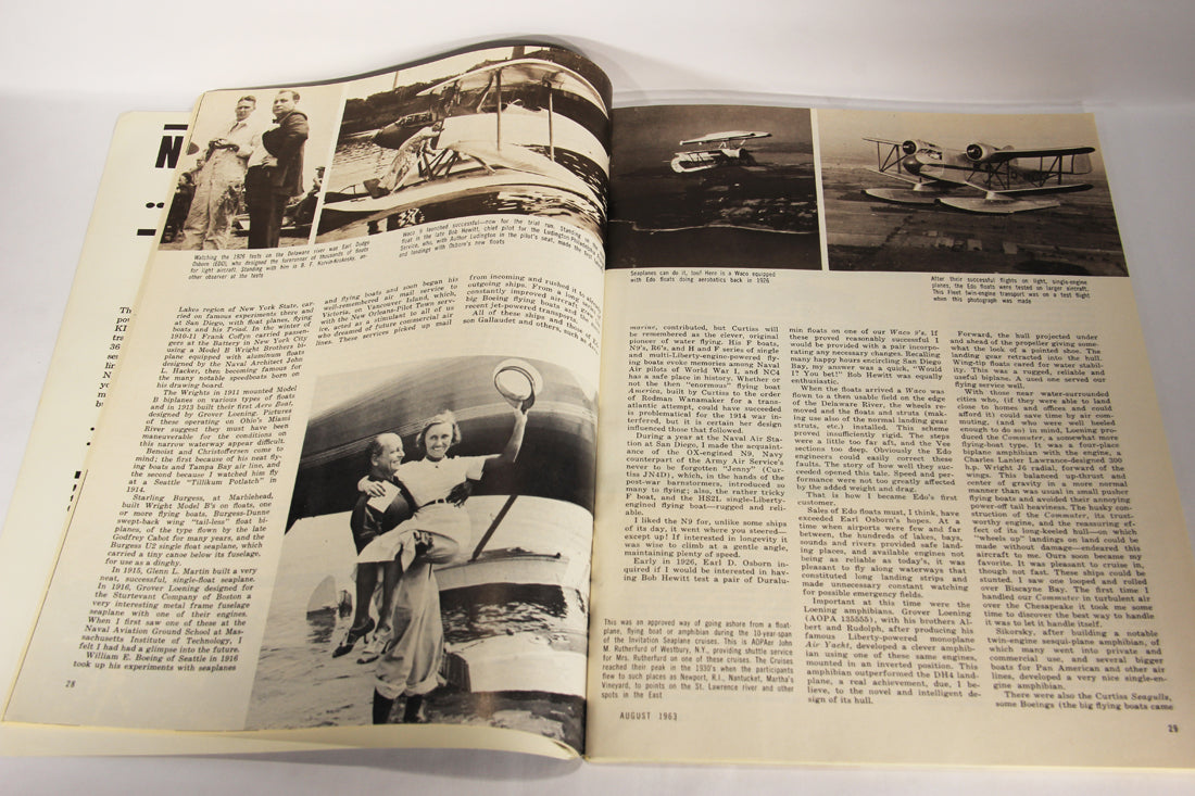 AOPA Pilot Magazine August 1963 Vol. 6 No. 9 ENG Vintage ACIDIC ODOR L019455