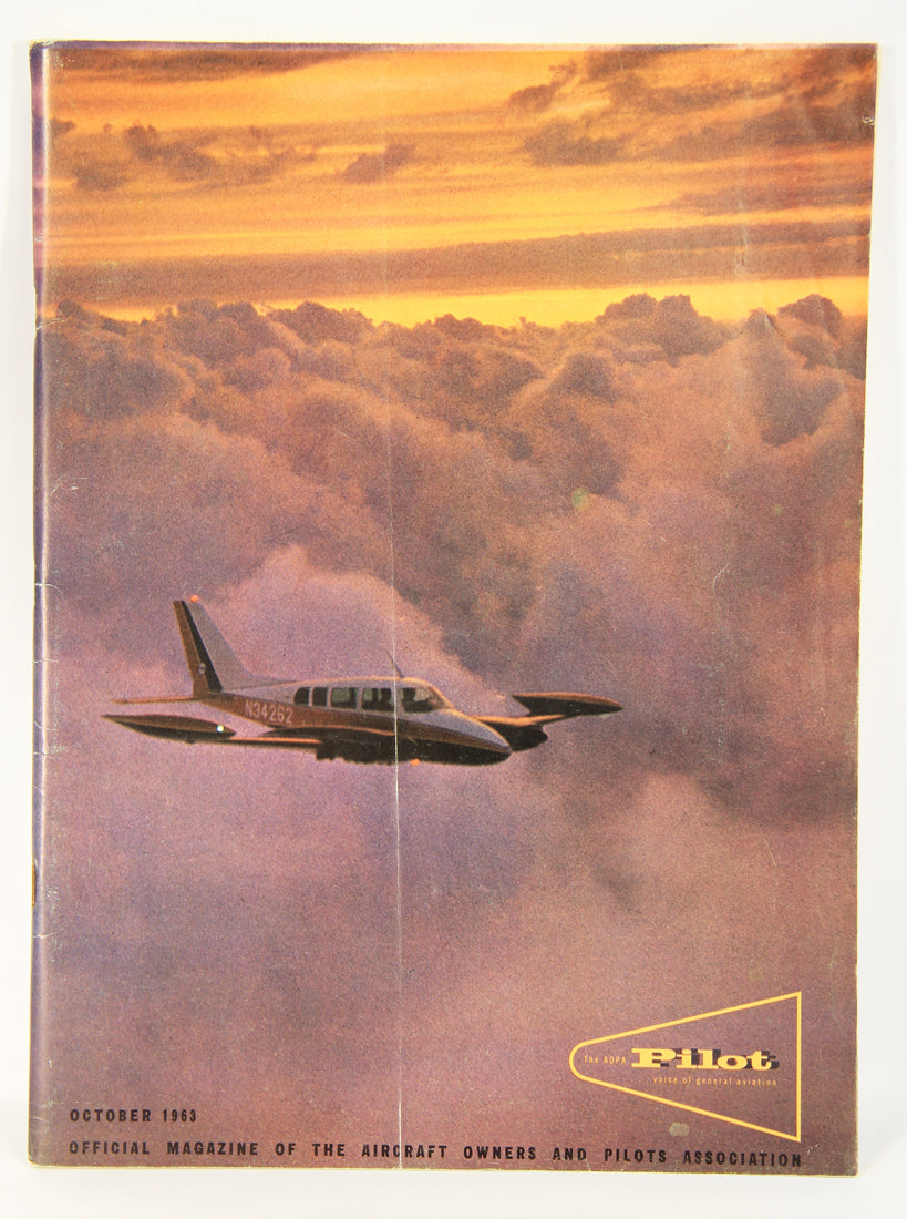 AOPA Pilot Magazine October 1963 Vol. 6 No. 11 ENG Vintage ACIDIC ODOR L019456