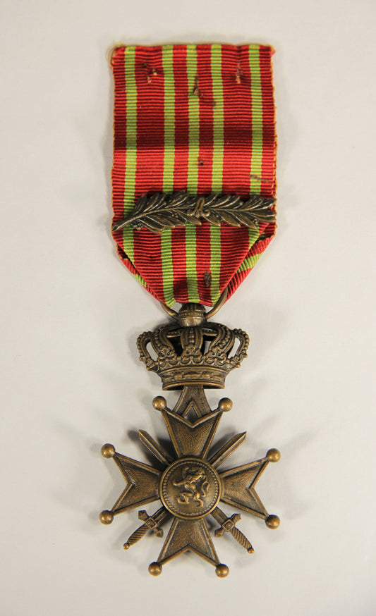 Belgium 1915 War Cross WWI 1914-1918 With Palm - Belgique Croix De Guerre Bronze L019463