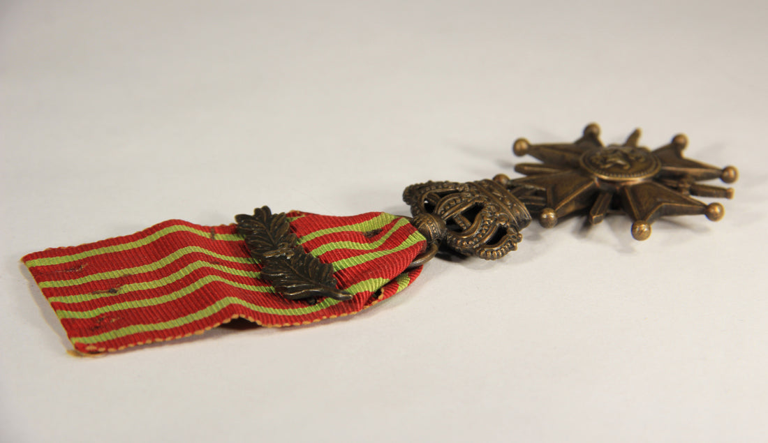 Belgium 1915 War Cross WWI 1914-1918 With Palm - Belgique Croix De Guerre Bronze L019463