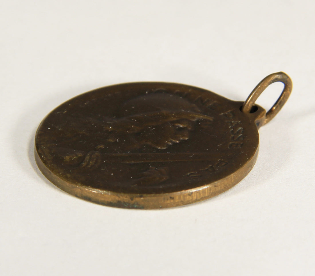 France 1917 WWI Médaille De La Bataille De Verdun Type 1 - Battle Of Verdun - Bronze L019470