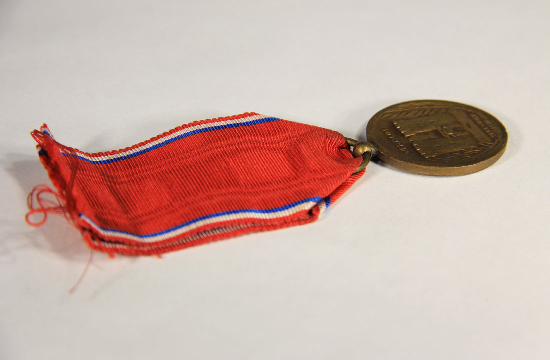 France 1917 WWI Médaille De La Bataille De Verdun Type 1 - Battle Of Verdun - Bronze L019471