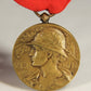 France 1917 WWI Médaille De La Bataille De Verdun Type 3 - Battle Of Verdun - Bronze L019472