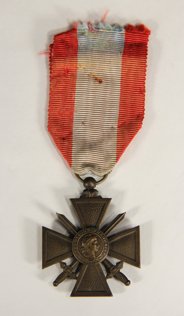 France 1921 WWI Medal Croix De Guerre Des Théâtres D'Opérations Extérieurs - Bronze L019474