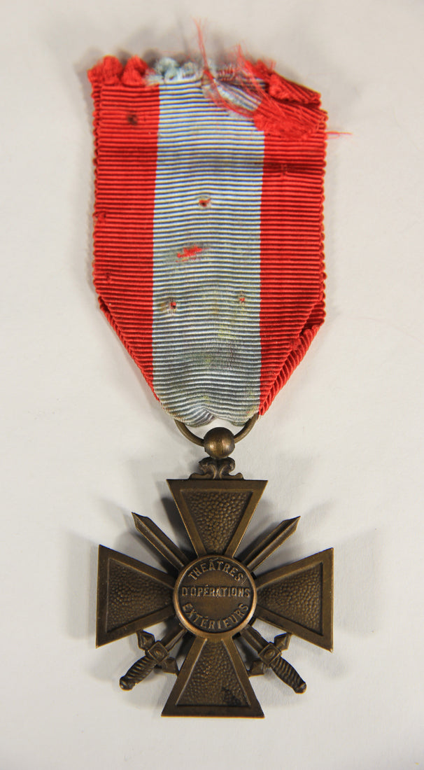 France 1921 WWI Medal Croix De Guerre Des Théâtres D'Opérations Extérieurs - Bronze L019474