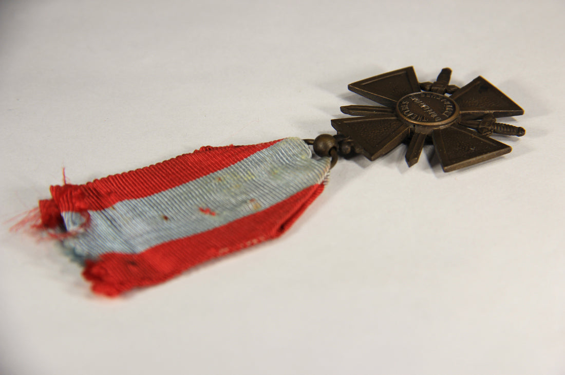 France 1921 WWI Medal Croix De Guerre Des Théâtres D'Opérations Extérieurs - Bronze L019474