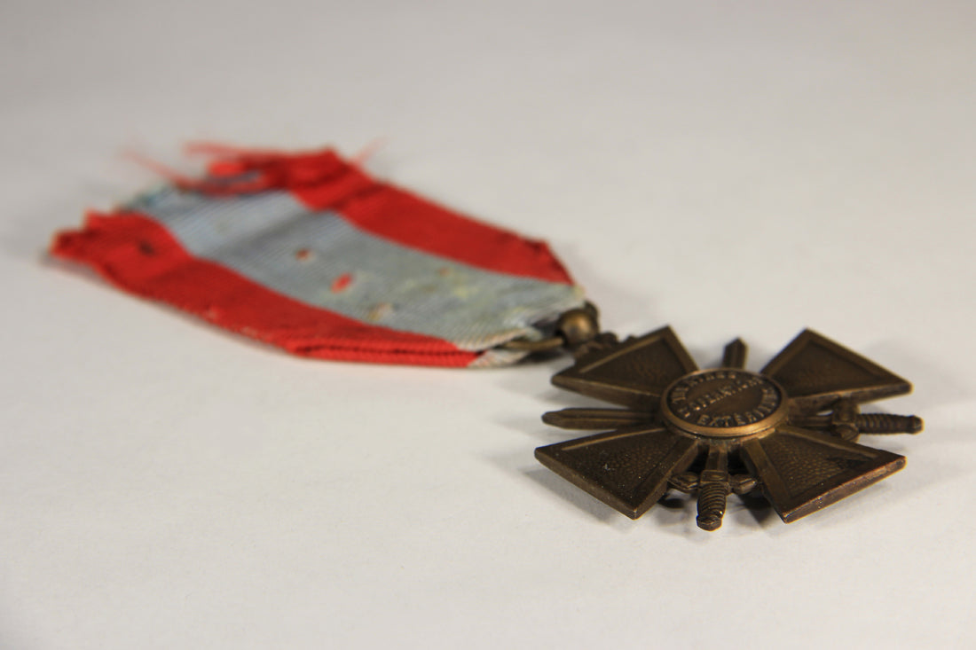 France 1921 WWI Medal Croix De Guerre Des Théâtres D'Opérations Extérieurs - Bronze L019474