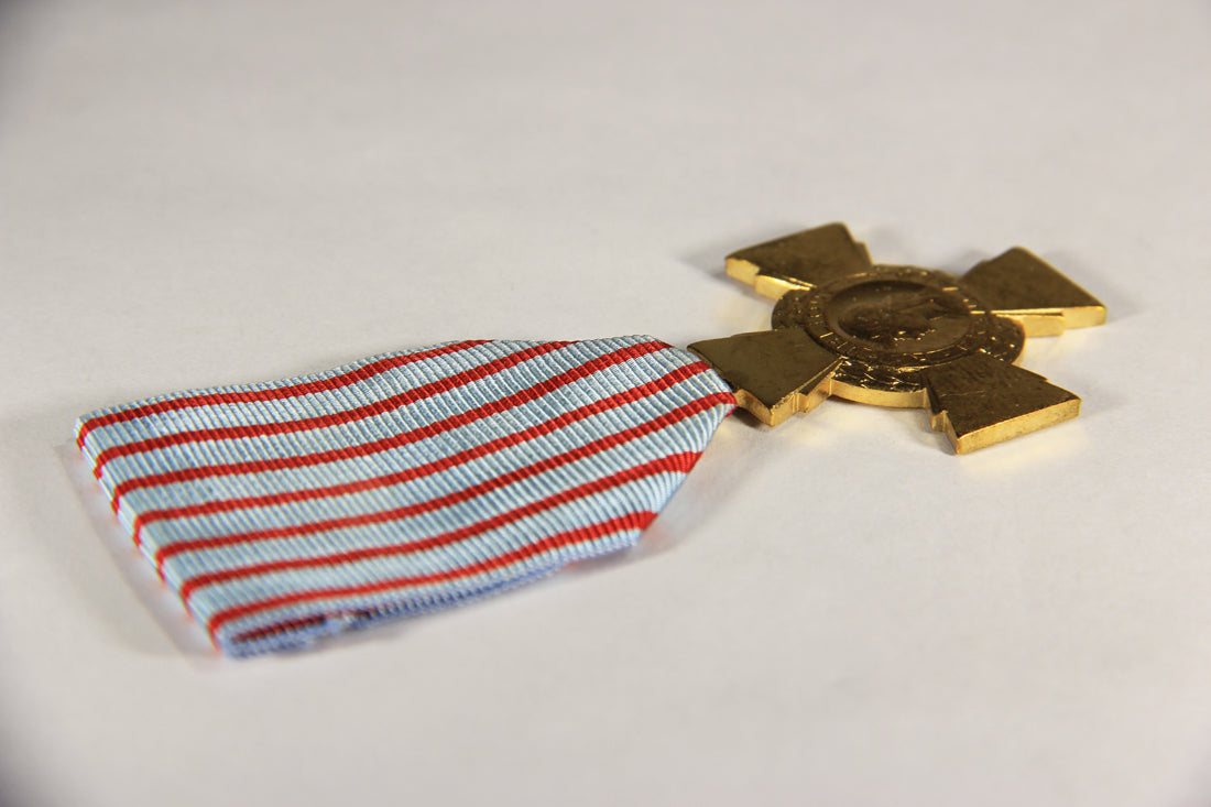 France 1930 WWI War Medal La Croix Du Combattant - Combatant's Cross - Bronze L019476