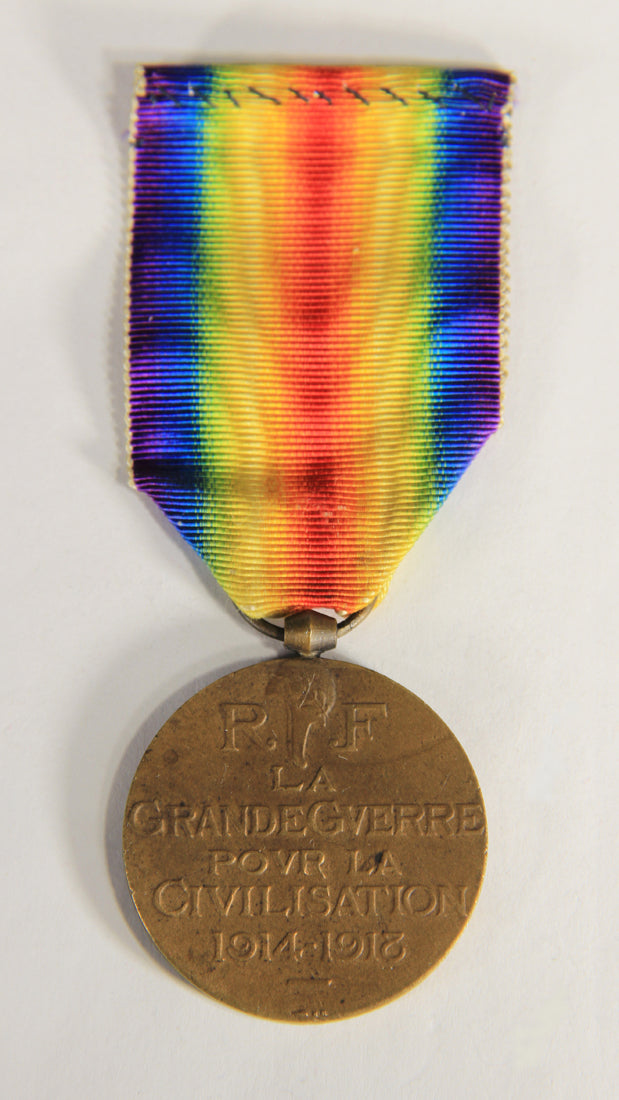 France 1922 WWI Médaille De La Victoire Interalliée - Victory Medal - Bronze L019479