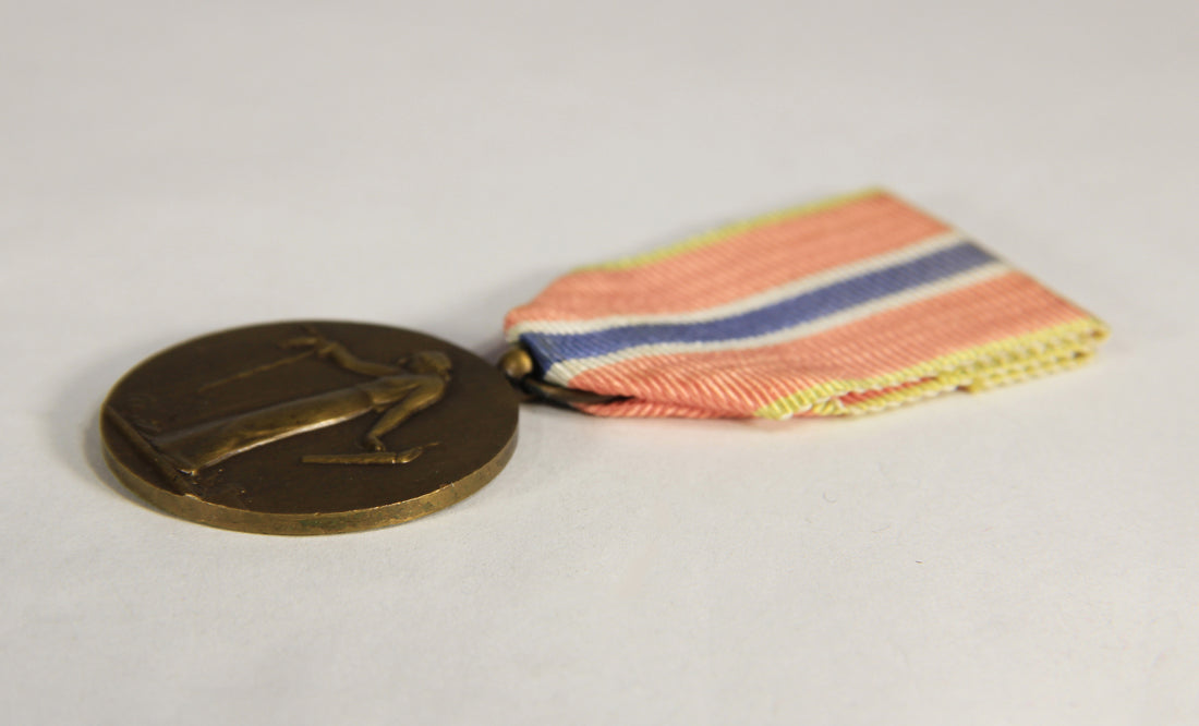 France 1936 WWI Médaille Des Prisonniers Civils, Déportés Et Otages Bronze L019481
