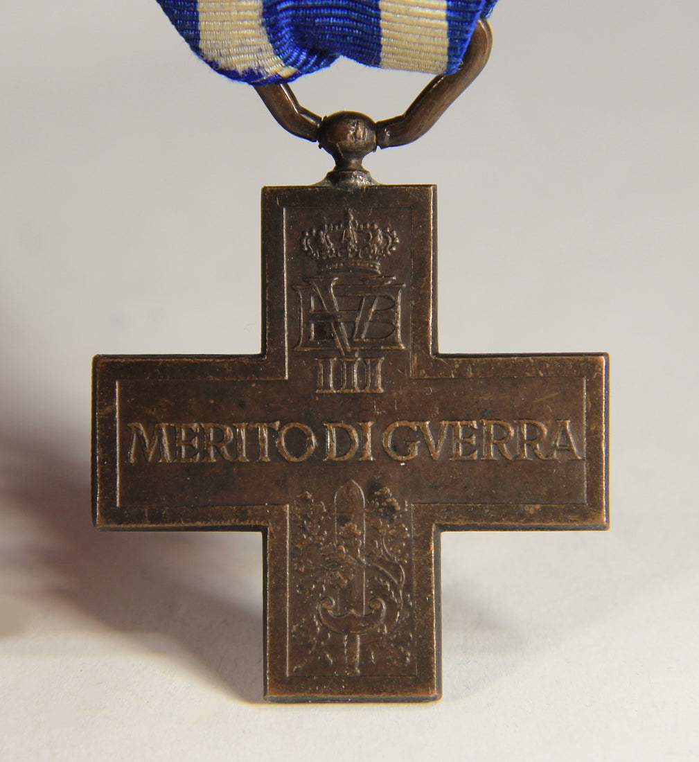 Italy 1918 WWI War Merit Cross 1914-1918 Croix Du Mérite De Guerre - Bronze L019487