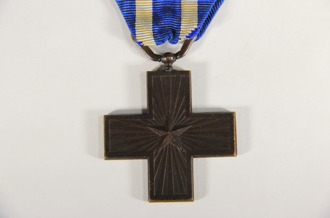 Italy 1918 WWI War Merit Cross 1914-1918 Croix Du Mérite De Guerre - Bronze L019487