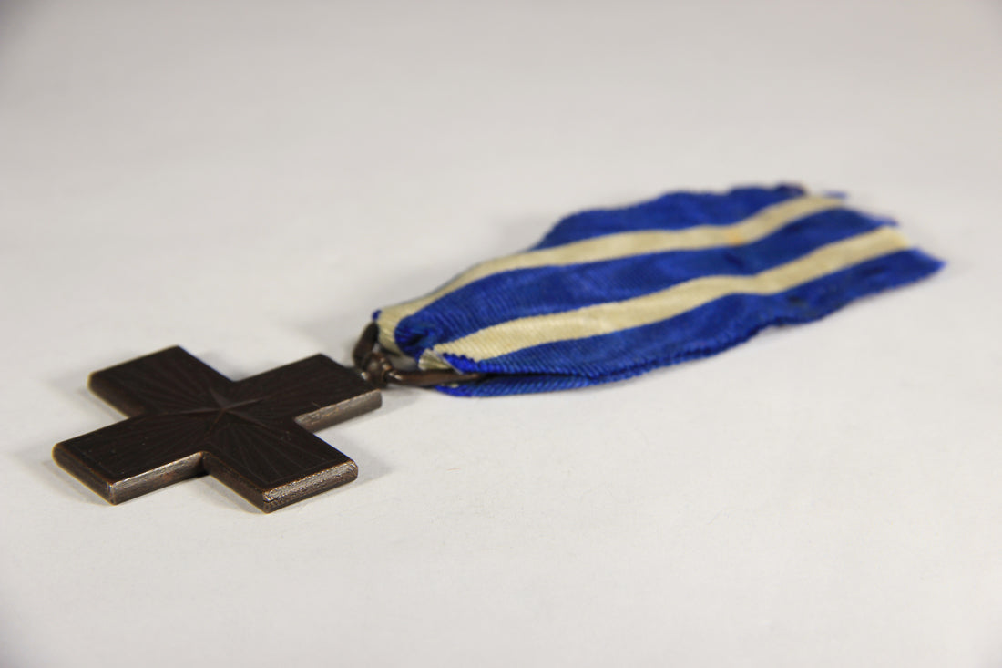 Italy 1918 WWI War Merit Cross 1914-1918 Croix Du Mérite De Guerre - Bronze L019487