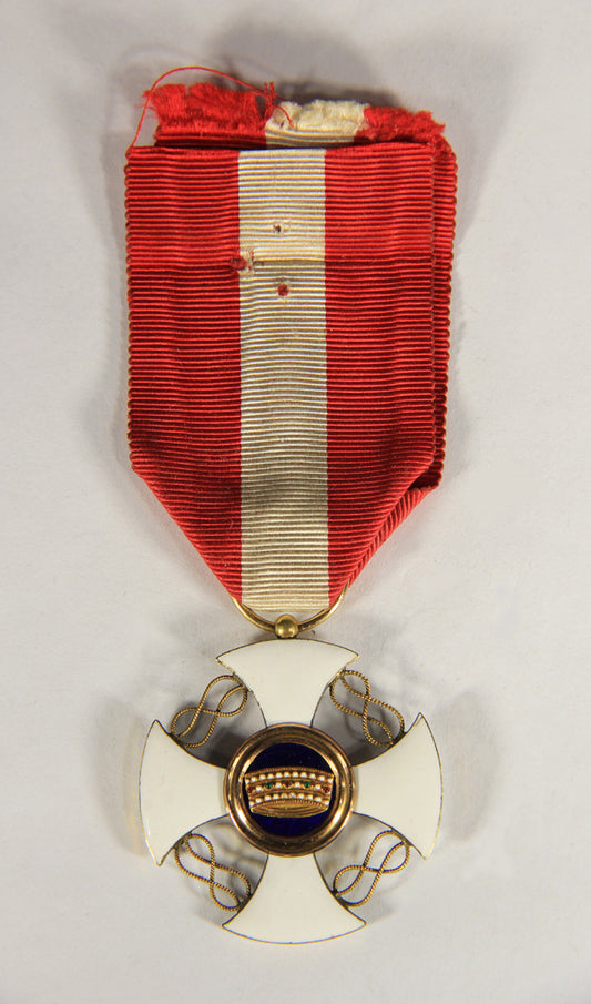 Italy 1918 The Order Of The Crown Of Italy - 18K Gold Tested - Knight Rank L019488