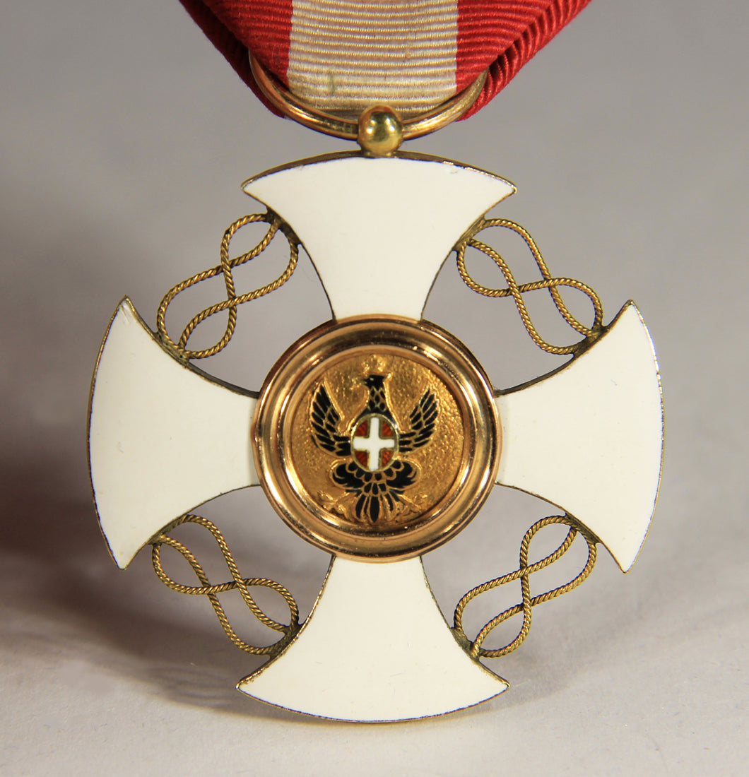 Italy 1918 The Order Of The Crown Of Italy - 18K Gold Tested - Knight Rank L019488