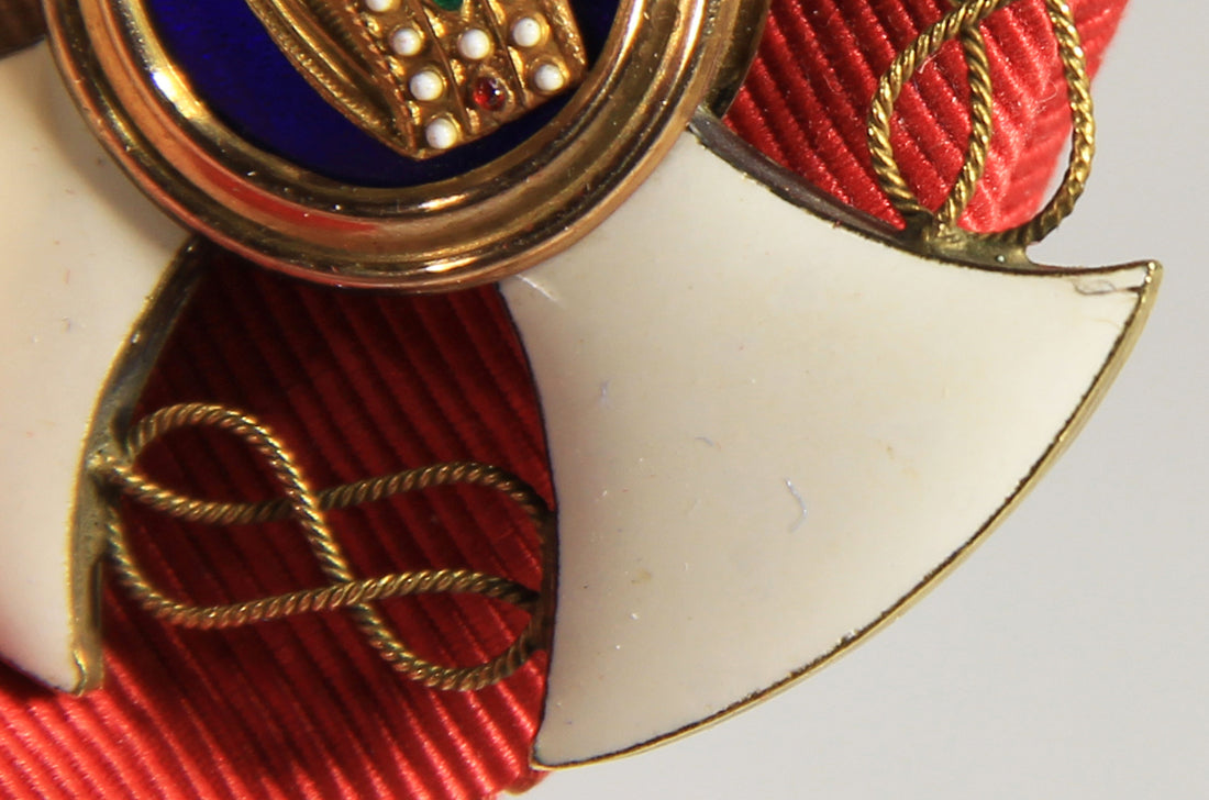 Italy 1918 The Order Of The Crown Of Italy - 18K Gold Tested - Knight Rank L019488