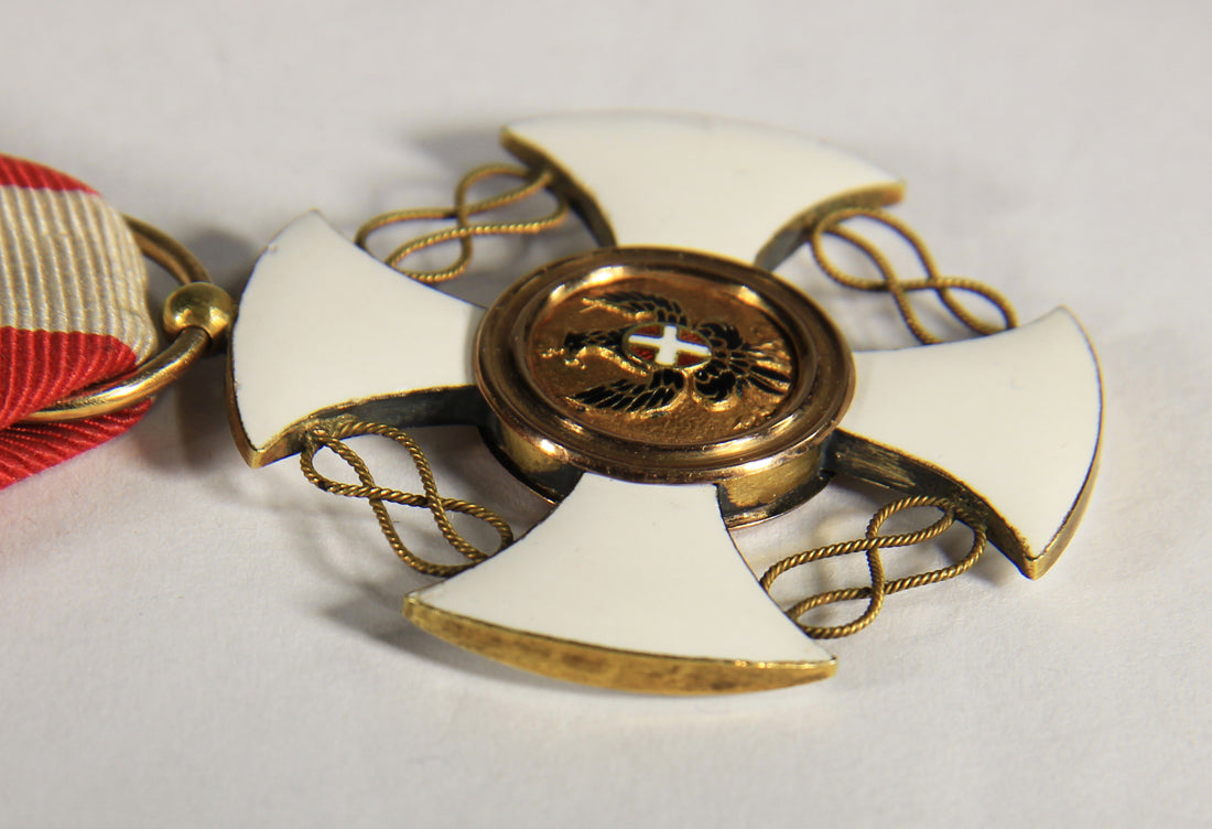 Italy 1918 The Order Of The Crown Of Italy - 18K Gold Tested - Knight Rank L019488