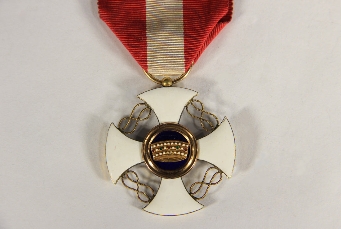 Italy 1918 The Order Of The Crown Of Italy - 18K Gold Tested - Knight Rank L019488