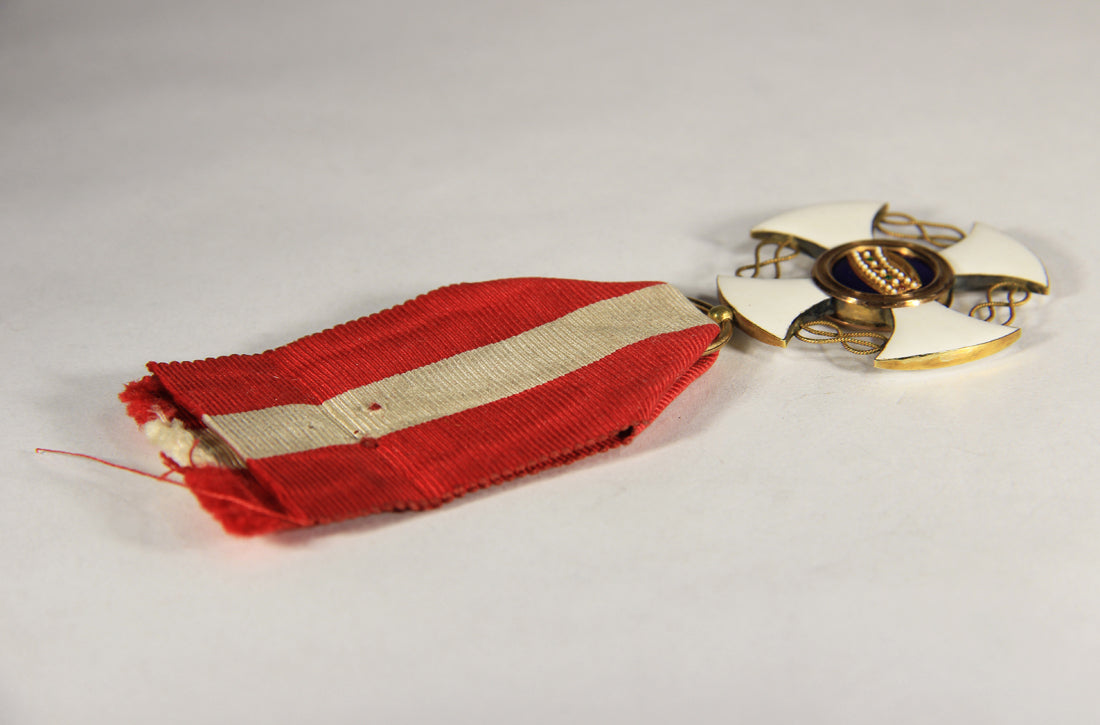 Italy 1918 The Order Of The Crown Of Italy - 18K Gold Tested - Knight Rank L019488