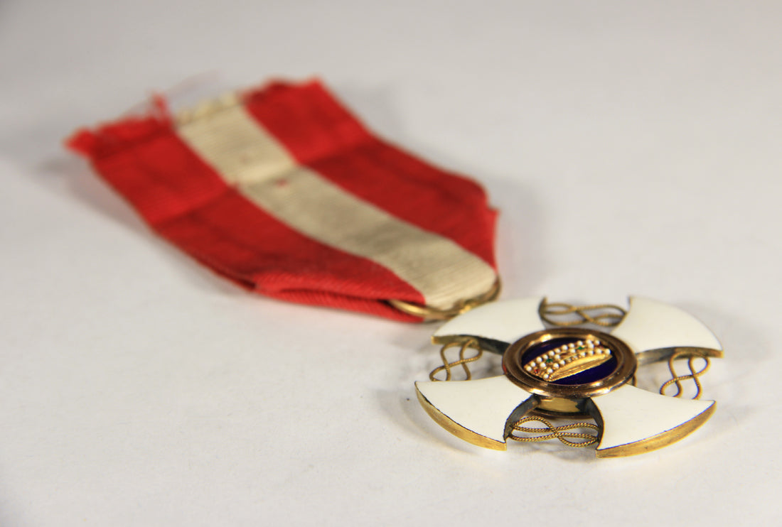 Italy 1918 The Order Of The Crown Of Italy - 18K Gold Tested - Knight Rank L019488
