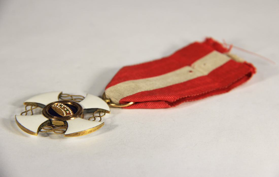 Italy 1918 The Order Of The Crown Of Italy - 18K Gold Tested - Knight Rank L019488