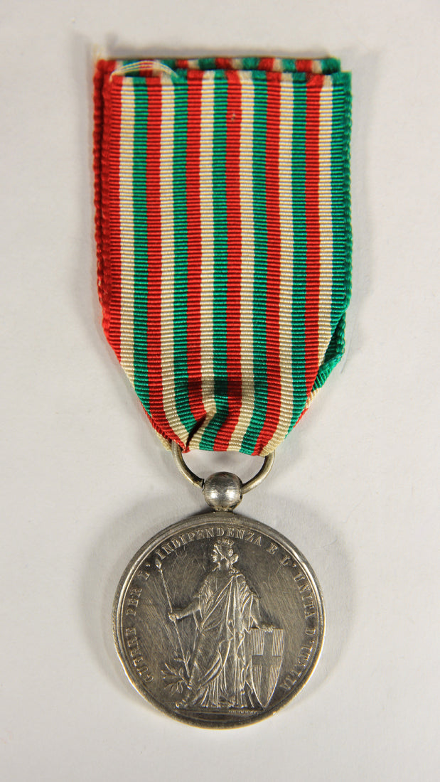 Italy 1865 Commemorative Medal Of The Unity Of Italy - Silver - Rarest Version  L019489